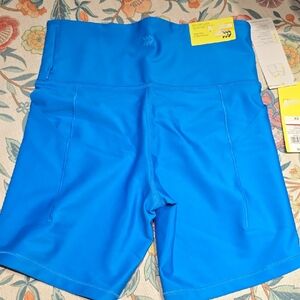 All in Motion Women's Vibrant Blue Bike Shorts